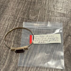Avon Gold Bracelet with Purple Accent